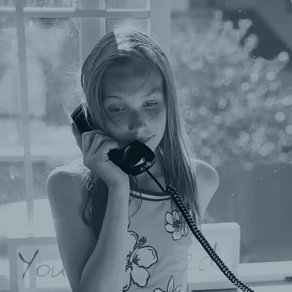 Woman on phone