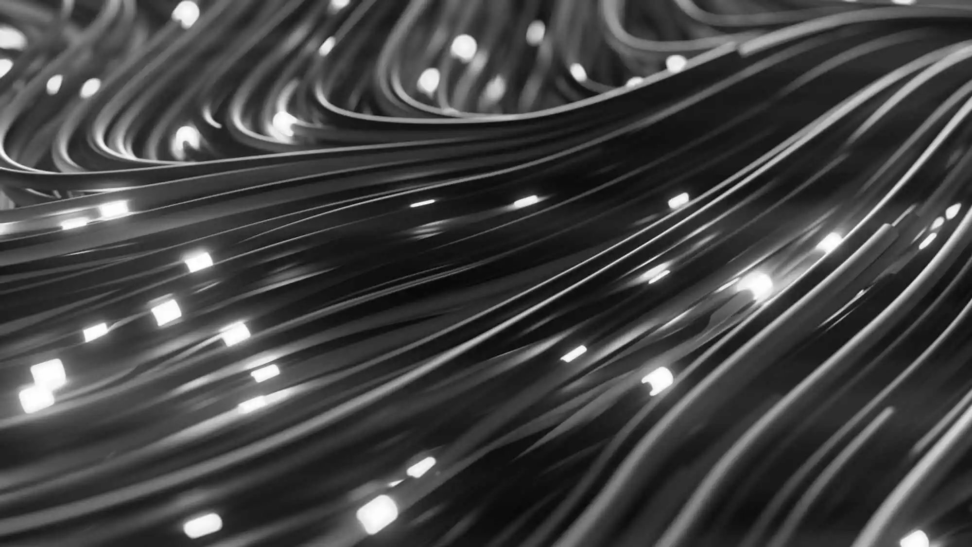Dark Lit Fiber Solutions BW